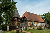 St. Stephanus-Kirche, Egestorf, Naturpark Lüneburger Heide, Niedersachsen, Deutschland