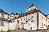 Entrance to Augustusbug Castle, Saxony, Germany
