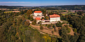 Das Schloss Reichenberg im Odenwald ist ein attraktives Ausflugsziel, Hessen, Deutschland