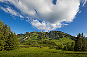 Bergkette Besler, bei Oberstdorf, Allgäuer Alpen, Allgäu, Bayern, Deutschland