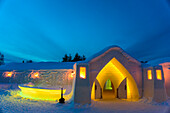 Hotel made of ice, Arctic Snow Hotel, Rovaniemi, Finland