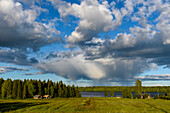Landschaft südlich von Rovaniemi, Lappland, Finnland