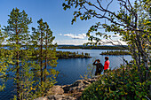 Boat tour to Ukonkivi – Sacred Island of the Sami in Lake Inari, Inari, Finland
