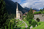 The parish church of Saint Vincent in Heiligenblut, Hohe Tauern National Park, Carinthia, Austria