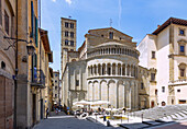 Arezzo; Piazza Grande; Platz; Santa Maria delle Pieve, Toskana, Italien