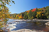 Landscape at the Red River, Quebec, Canada