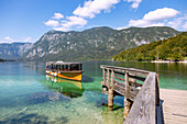 Ribcev Laz, Bohinj See, Fährboot, Slowenien
