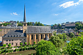 Abtei Neumünster in Grund, Luxemburg, Großherzogtum Luxemburg
