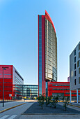 RBC office building (Vasconi Associes Architectes) in Belval, Esch-sur-Alzette, Canton of Esch, Grand Duchy of Luxembourg