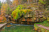 Kallektuffquell, Müllerthal, canton of Echternach, Grand Duchy of Luxembourg