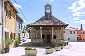 Gracisce; Gradski Trg, Kirche der seeligen Jungfrau Maria, Istrien, Kroatien