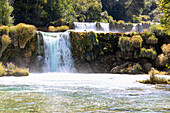 Nationalpark Krka, großer Wasserfall Skradinski buk, Dalmatien, Kroatien