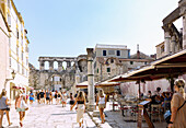 Split; Peristyl, Porta Argenta, Platz am Silbernen Tor, Dalmatien, Kroatien