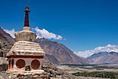 Tschörten near Hunder, Nubra Valley, Ladakh, Jammu and Kashmir, Indian Himalayas, North India, India, Asia