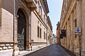 Vicenza; Contra Porti, Palazzo Thiene, Palladio Museum, Palazzo Barbaran da Porto, Venetien, Italien