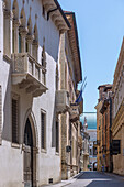 Vicenza; Palazzo Thiene, Contra Porti; Palaststraße, Venetien, Italien