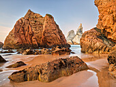 Rock formation at Praia da Ursa, Portugal