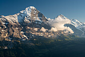 Eiger north face from Spitz, Bernese Oberland, Switzerland