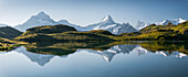 Wetterhorn, Schreckhorn, Bachalpsee, Bernese Oberland, Switzerland