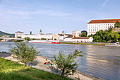 Linz, Donauufer, Urfahraner Donaustrand, Altstadt, Schlossmuseum, Oberösterreich, Österreich