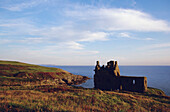 Stone castle on west coast, Scotland
