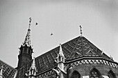 Hohe Schnittansicht einer Kathedrale, St.-Veits-Dom, Prag, Tschechische Republik