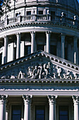 Architektonisches Detail eines Regierungsgebäudes, Mississippi State Capitol, Jackson, Mississippi, USA