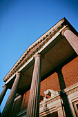 Untersicht eines Gebäudes, Millsaps College Christian Center, Millsaps College, Jackson, Hinds County, Mississippi, USA
