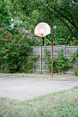 Leerer Basketballplatz