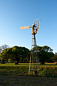 Windmill pumping water on rural property