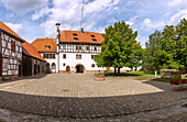 Gerstungen, Schloss, Innenhof, Thüringen, Deutschland