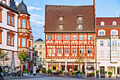 Coburg; Marktplatz; Stadthaus; Cafe Pfannküchle, Bayern, Deutschland