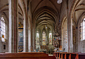 Koenigsberg in Bavaria; Evangelical Lutheran Church of St. Mary, interior