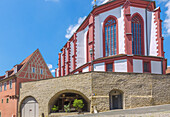 Dettelbach; Stadtpfarrkirche St. Augustinus, Chorpartie, Bayern, Deutschland