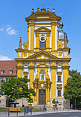 Kitzingen, Evangelische Stadtkirche, Fassade, Bayern, Deutschland