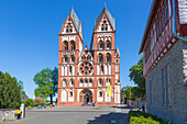 Limburg an der Lahn, Limburger Dom, Hauptfassade, Domplatz, Hessen, Deutschland