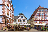 Lohr am Main, Marktplatz, Altes Rathaus, Bayern, Deutschland