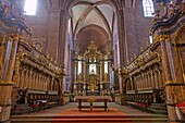 Worms, St. Peter's Cathedral, choir stalls, high altar by Balthasar Neumann