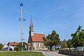 Haiming, Ortsteil Neuhofen, Filialkirche St. Nikolaus, Bayern, Deutschland
