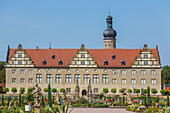 Schloss Weikersheim, Schlossgarten, Baden-Württemberg, Deutschland