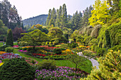 Victoria, The Butchart Gardens, Sunken Garden, Vancouver Island, Kanada