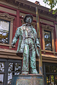 Vancouver, Gastown, Gassy Jack, bronze statue of city founder John Deighton