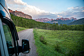 Blick aus dem Van, Vanlife, Colorado
