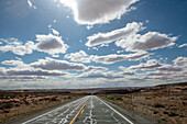 offene Straße und Wüste in Utah