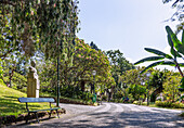 Funchal, Jardim Municipal, Denkmal Simon Bolivar, portugiesische Insel Madeira, Portugal