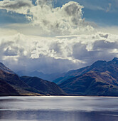 Lake Wakatipu and mountains behind - New Zealand