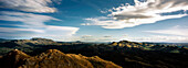 Panorama looking over the hills of Hawkes Bay - New Zealand