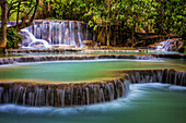 Kuang Si Falls, waterfall, Luang Prabang Laos