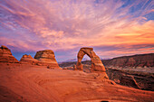 Zarter Bogen Moab, Arches-Nationalpark Utah