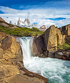 Blick auf den Fluss Patagonien
